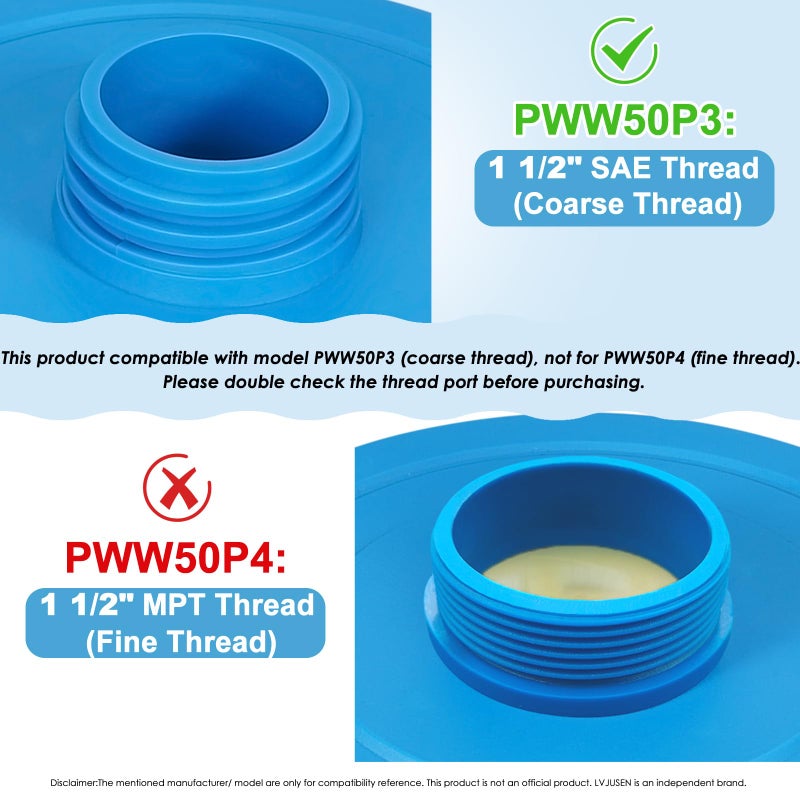 LVJUSEN PWW50P3 Spa Filter Replacement for Pleatco Pure PWW50P3/Unicel 6CH-940 Spa Filter/Viking Spa Filter/Waterway 817-0050/Filbur FC-0359,25252,03FIL1400 - Image 2